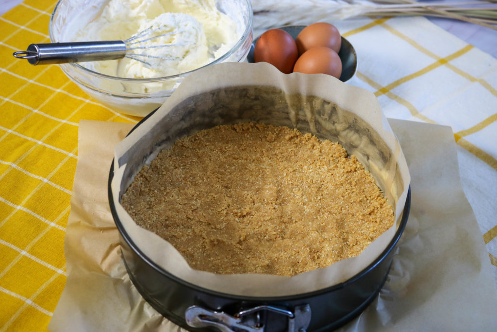 Add Ingredients to Springform Pan