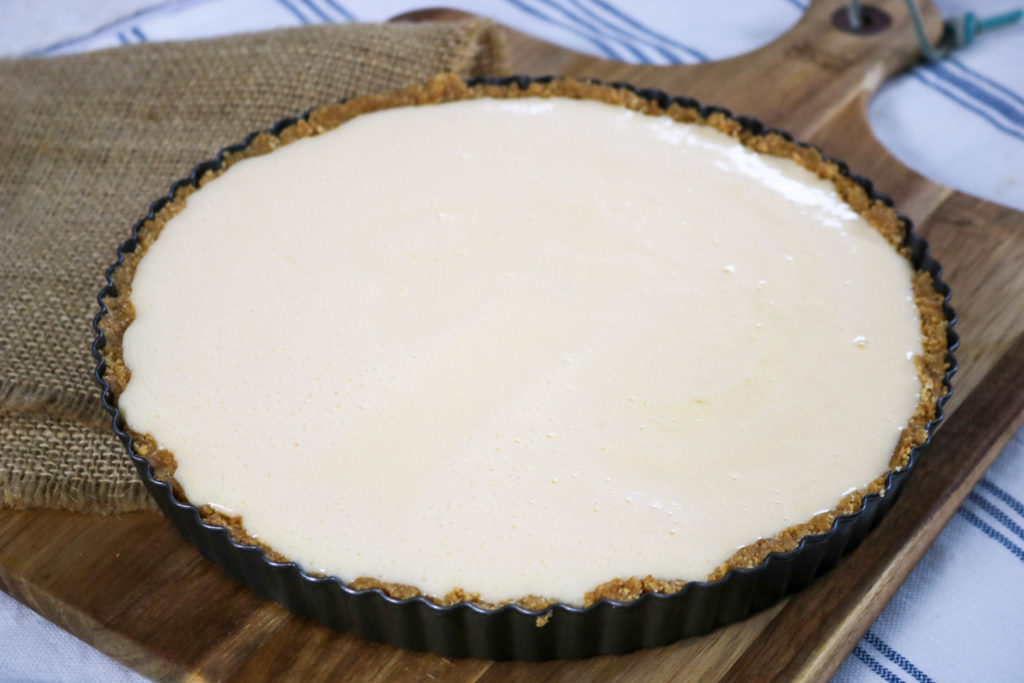 Pour Contents Into Pie Crust