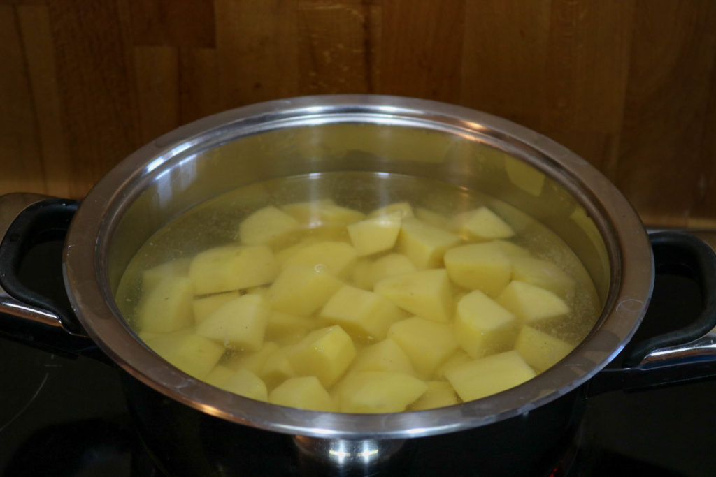 Place Ingredients in cold water pot