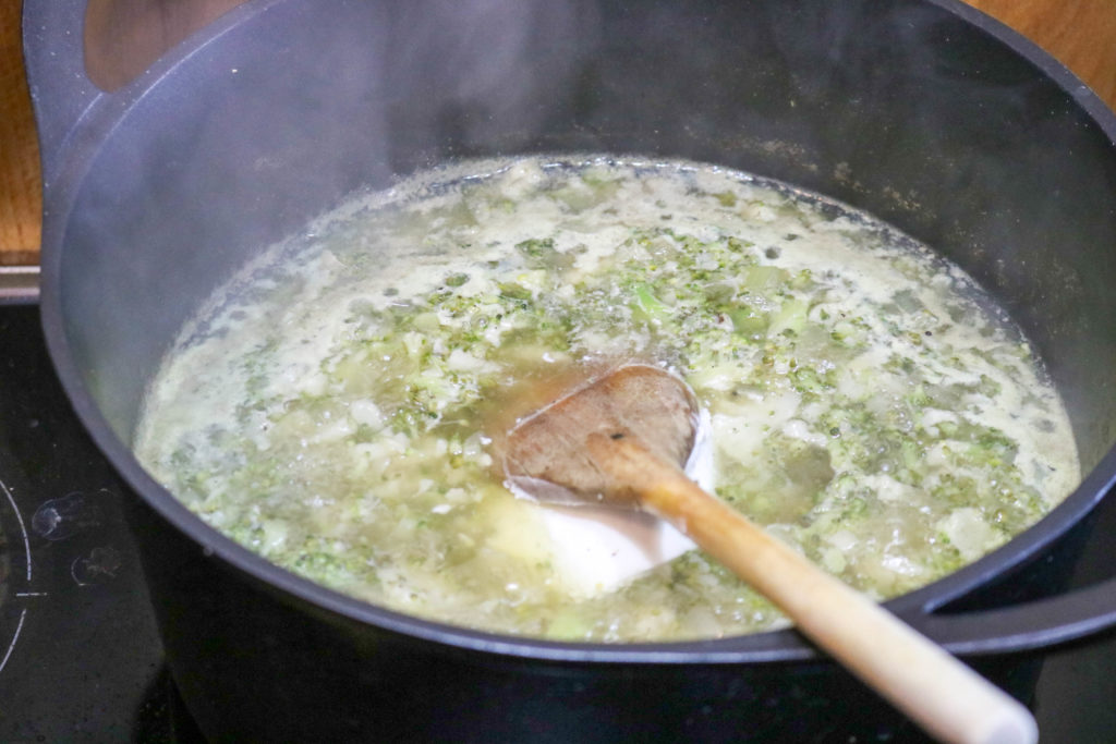 Cooking Ingredients in Pan