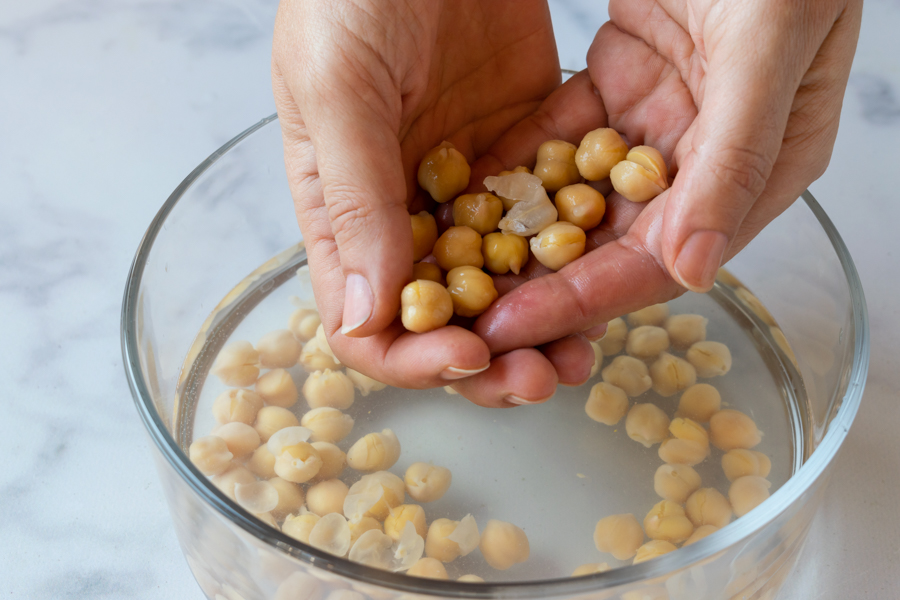 Chickpeas In Hot Water