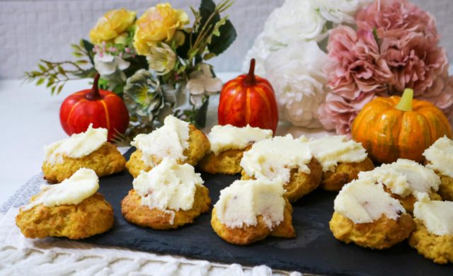 Lightened Pumpkin Cookies with Vanilla Butter Frosting Recipe